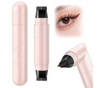 Sello de delineador de ojos, resistente al agua, resistente al sudor y de secado rápido, sello de delineador de ojos, natural y duradero, forma de un solo toque del extremo de los ojos, maquillaje de