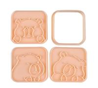Sello de galletas, cortador de sándwich, impresión Vista - Impresión Capybara molde de galletas, molde para hornear, cortador de galletas para hornear, pasteles de animales, cortador de galletas para