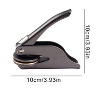 Sello de gofrado estampado, estampado de libro,Embosador de biblioteca de metal - Almohadilla de estampado de mano para periódicos de bricolaje, gofres de sello personal para libros, tarjetas de