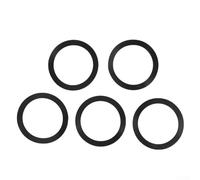 Sello de goma para fregadero de basura 80032 para modelos compatibles con inSinkErator, junta de brida de silicona negra de 110 mm para sistemas de drenaje de fregadero de cocina (5 piezas)