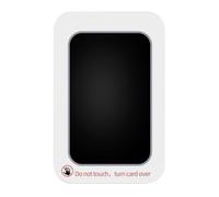 Sello de huella de pata, almohadilla de tinta de PVC para bebé, kit | para mascotas, tarjeta sin tinta de 8 x 12,8 cm con impresión vibrante, recuerdo de recuerdo para álbumes de recortes