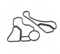 Sello de junta de carcasa de enfriador de filtro de aceite de motor para BMW, kit de sellado de goma de repuesto directo, 2 piezas, evita fugas, compatible con 1 3 5 7 Series X3 X6 Z4 Coupe