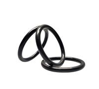 Sello de junta tórica de EPDM, 3 mm Diámetro del cable, 57 mm ID, 63 mm OD, anillo de sellado redondo, 10 Piezas