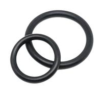 Sello de junta tórica de EPDM 60mm x 50mm x 5mm, 60mm OD, 50mm ID, 5mm Ancho, Junta de sellado métrica para plomería de máquinas automotrices, Paquete de 10