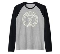 Sello de Lucifer Infierno Wicca Satán Brujería Diablo 666 Camiseta Manga Raglan
