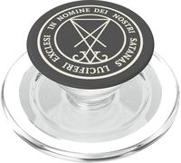 Sello de Lucifer Infierno Wicca Satán Brujería Diablo 666 PopSockets PopGrip para MagSafe