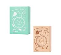 Sello de madera para manualidades, diseño de gatitos, animales, para álbumes de recortes, diario, planificador, cuaderno, estampado creativo