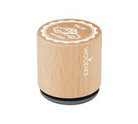 Sello de madera y caucho Taxi Madrid diam. 33x30mm.