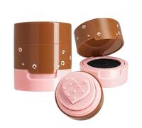 Sello de Maquillaje Facial,Maquillaje Resistente al Sudor,Rotulador De Tinte Facial En Forma De Corazón | para Piel Grasa Seca y Sensible, para Mujeres y Adolescentes en Eventos, Fiestas y Actuaciones