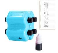 Sello de Matemáticas para Niños - Herramienta de Aprendizaje 4 en 1 - Sello Matemático - para Sumas, Restas, Multiplicaciones, Divisiones Escuela en Casa Profesor