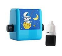 Sello de matemáticas para sumas y restas, herramientas aritméticas rodantes para adición preescolar, 6,2 x 3 x 4,8 cm