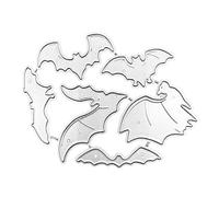 Sello de metal corta murciélagos de Halloween Las plantillas de corte de la muerte para tarjetas para hacer álbumes de recortes, plantilla de manualidades de papel, molde de metal, corte de morir