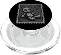 Sello de muñeca de Halloween aterrador telaraña y murciélagos PopSockets PopGrip para MagSafe
