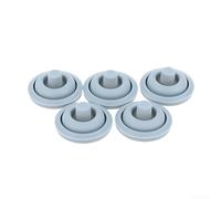 Sello de olla a presión indicador de cocción perfecto WMF, junta de goma de silicona, tapa de válvula de vapor hermética, gris, 2/5 piezas (5 piezas)