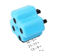Sello de papel de matemáticas 4 en 1, de aprendizaje de números y cálculos para , , multiplicación y división | Bolígrafo de tinta matemática - para guardería, aula, escuela, niñas y