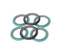 Sello de paso estándar FKM - 1 sello de aceite de junta rotativa con junta tórica FKM for resistencia al desgaste, clasificación de presión de 0 a 40 MPa(30mm)