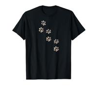 Sello de Pata de Cachorro para Amantes de los Perros, Derechos de Rescate de Animales Camiseta gráfica económica