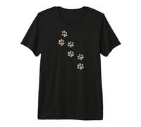 Sello de Pata de Cachorro para Amantes de los Perros, Derechos de Rescate de Animales Camiseta Premium
