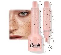 Sello de pecas de imitación, resistente al agua y al sudor, lápiz de pecas, secado rápido y altamente pigmentado, natural simulado de pecas (02# marrón)