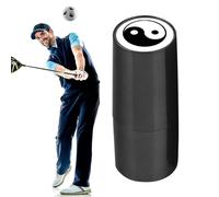 Sello de pelota de golf pequeño, 53 x 19 mm, accesorios de juego, identificación rápida para tus pelotas de partido, perfecto para sellos compactos y versátiles, negro
