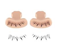Sello de pestañas de silicona,Sello de pestañas inferiores - Herramienta de maquillaje portátil con sello de de silicona | de de imitación de sensación natural para salón de be