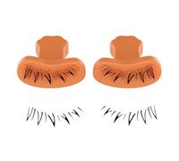 Sello de pestañas de silicona,Sello de pestañas inferiores | Herramienta de maquillaje portátil con sello de pestañas de silicona | Sello de pestañas de imitación de larga duración para viajes, viajes