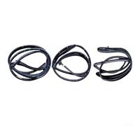 Sello de puerta de goma negra para Hyundai Veloster 2012 a 2017, kit de burlete de repuesto directo para OE 82130 2v000 82140 2v000 83140 2v000 (frente izquierdo)