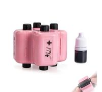 Sello de rodillo de matemáticas 4 en 1, rodillo de sello de matemáticas, suma aleatoria, resta, multiplicación y práctica de relleno en blanco, sellos digitales de enseñanza con tinta de recambio, uso