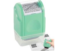 Sello de rodillo de protección contra robo de identidad, bloqueador de información de cuenta de identificación, sello de rodillo confidencial de robo de identidad para escribir documentos de lavado