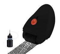 Sello de rodillo de protección contra robo de identidad, sello de seguridad rodante ancho de Data Defender, seguridad de apagón de identificación confidencial segura(negro)