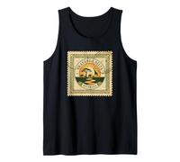 Sello de Safari Africano del Delta del Okavango Botswana Vintage Camiseta sin Mangas