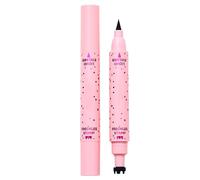 Sello de sintéticas, cómodo de limpiar, a prueba de sudor, doble cabeza, natural, para , sello temporal, delineador de ojos de larga duración para mujeres y niñas, herramienta de maquillaje