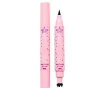 Sello de sintéticas, cómodo de limpiar, a prueba de sudor, doble cabeza, natural, para , sello temporal, delineador de ojos de larga duración para mujeres y niñas, herramienta de maquillaje