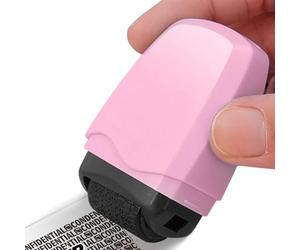 Sello de tinta Protector de identidad,Seguridad Protección de datos - Bloqueo Portátil Pequeños Datos Personales Múltiple Hogar Escuela Matrimonio Biblioteca Negocios Banco
