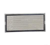 Sello de tipo móvil de 4 mm, 1 paquete de sello de letras de goma para impresión de texto personalizado, impresión reutilizable y clara, uso en oficina y manualidades