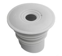 Sello de tubo de drenaje para anillo de 7 capas de manguera de drenaje de silicona para anillo de lavadora, conector de drenaje para cocina, lavandería, baño (2# 60-65 mm)