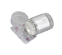 Sello de uñas francesas, herramienta de punta francesa con raspador, juego de silicona para esmalte de gel, arte de uñas con raspador