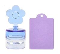 Sello de uñas transparente con raspador, sello de silicona para uñas francesas, kits de manicura de uñas, juego de herramientas de estampado de uñas, sello de uñas redondo, sello de uñas transparente,