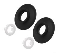 Sello de válvula de descarga de inodoro para Ideal Standard SV01967, repuesto de reparación compatible, clip de hoja de sellado de 2 a 4 piezas (negro-2 piezas)