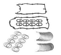Sello de vehículos Junta Protectora Válvula Juego Anillos Pistón Cojinete Motor Para Jaguar 5.0L V8 508PS AJ133 508PN 2009-2024(KIT)