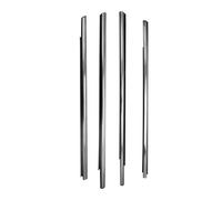 Sello de Ventana Compatible Con Citroen Para Elysee 2014 2015 2016 Burlete De Goma Para Ventana De Coche, Junta Exterior De Puerta Lateral, Moldura, Piezas De Automóvil(Chrome)