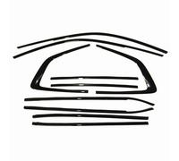 Sello de Ventana Compatible Con Para X3 G01 2018 2019 2020 2021 2022 Tira De Cubierta De Ventana Exterior De Coche Embellecedor Burlete Junta Sello Decoración Piezas De Automóvil