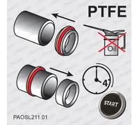 Sello del árbol de levas PTFE (Politetrafluoroetileno) NA5307 PAYEN para AUDI VW