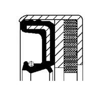 Sello del cubo de la rueda ACM (caucho poliacrílico) 12012226B CORTECO