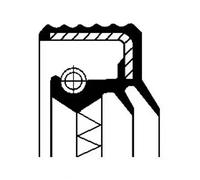 Sello del cubo de la rueda Eje delantero NBR (caucho nitril butadieno) 01017574B