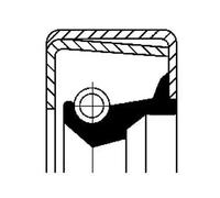 Sello del cubo de la rueda Eje delantero NBR (caucho nitril butadieno) 12011399B