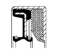 Sello del cubo de la rueda Eje motriz NBR (caucho nitril butadieno) 12014976B
