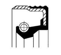 Sello del cubo de la rueda Eje trasero FPM (caucho fluroado) 01033415B CORTECO