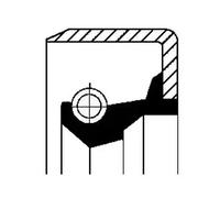 Sello del cubo de la rueda Eje trasero NBR (caucho nitril butadieno) 12011349B