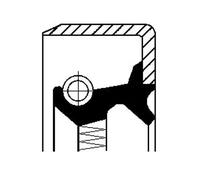 Sello del cubo de la rueda Eje trasero NBR (caucho nitril butadieno) 12014351B